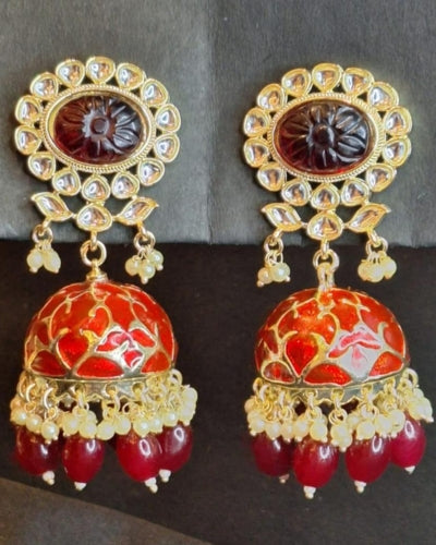 Kudan & Meenakari Jhumka