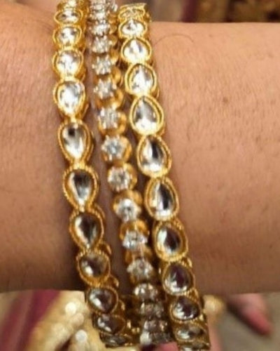 Elite Kundan Bangle Pair