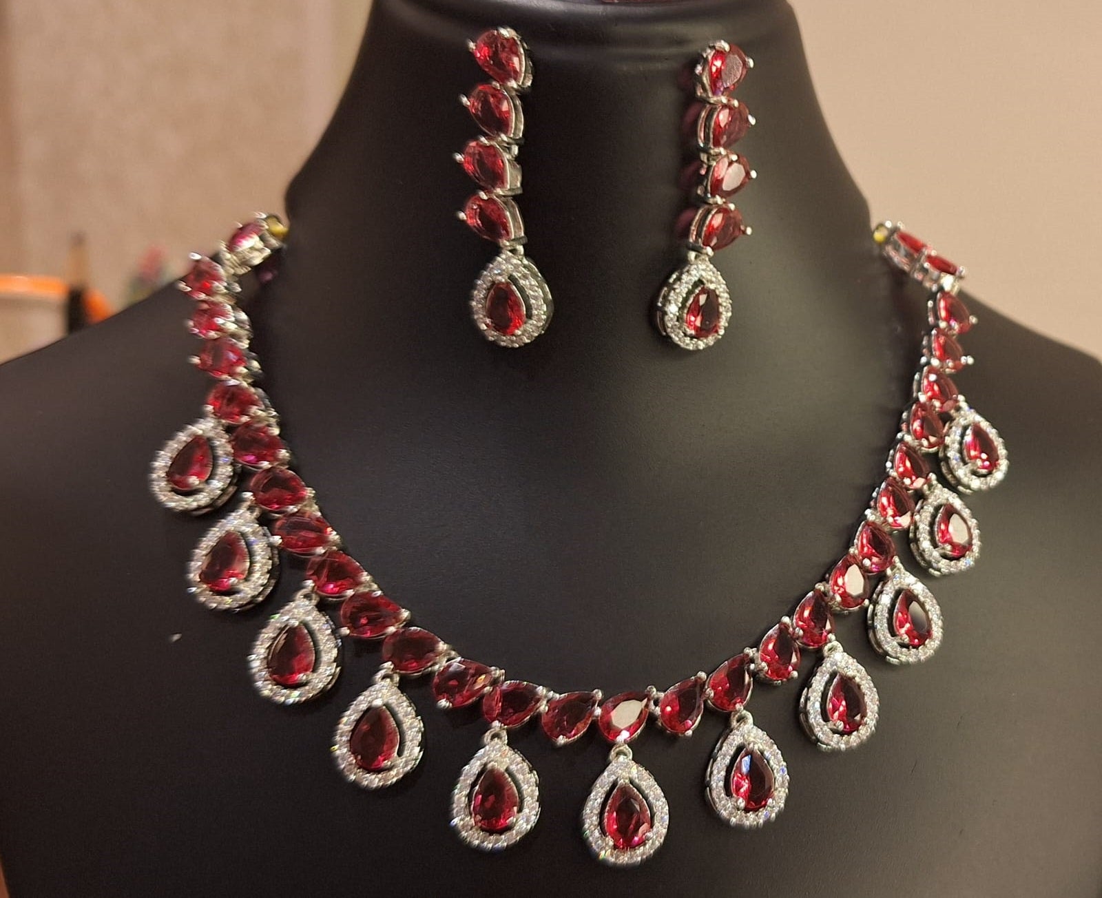 Ruby & Diamond Neck Piece